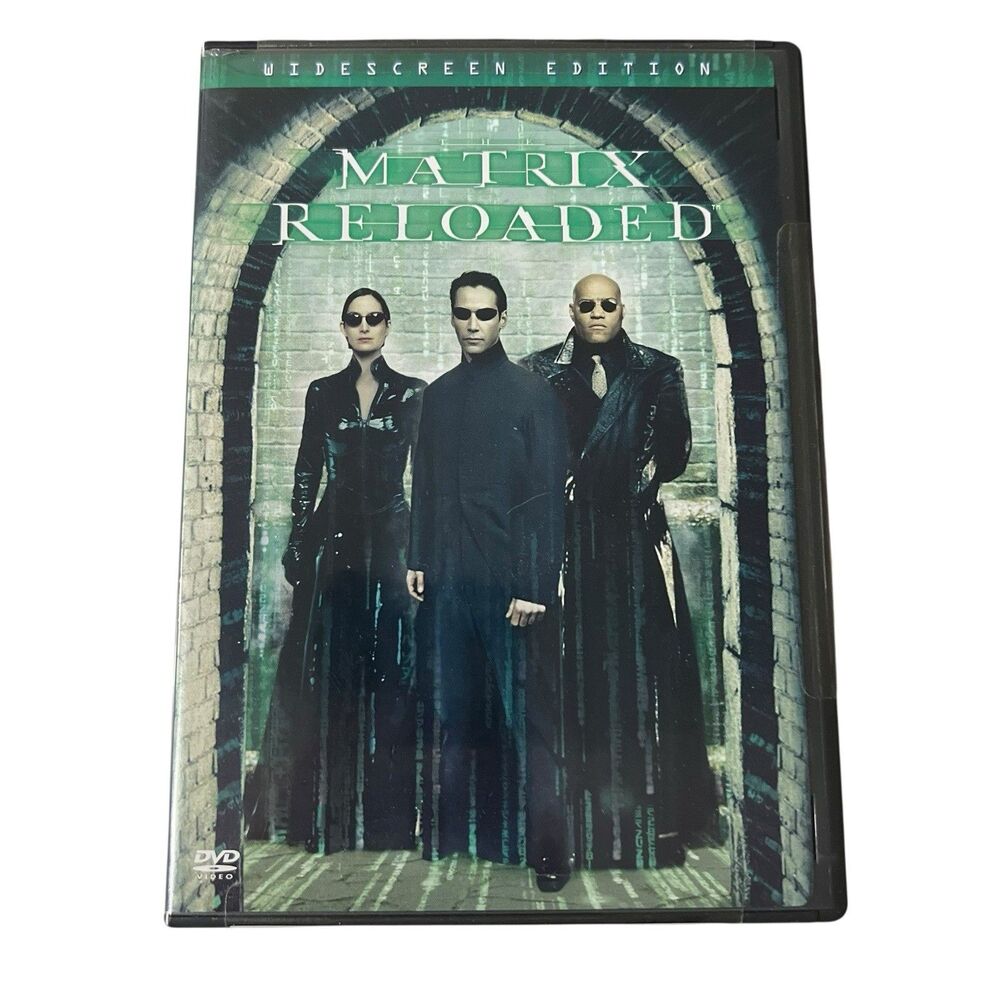 The Matrix Reloaded (DVD, Widescreen) Rated R Keanu Reeves Sci-Fi Action